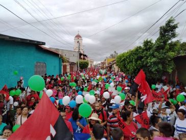 Caminata “En Nicaragua Valiente y Victoriosa seguimos venciendo”