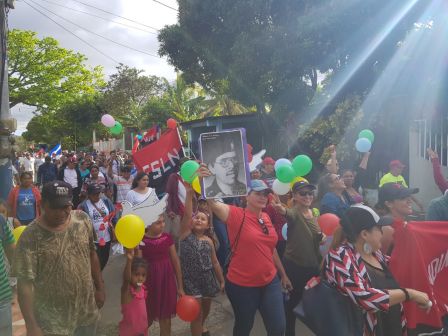 Caminata “En Nicaragua Valiente y Victoriosa seguimos venciendo”