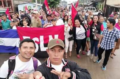 Caminata “En Nicaragua Valiente y Victoriosa seguimos venciendo”