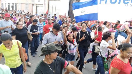 Caminata “En Nicaragua Valiente y Victoriosa seguimos venciendo”