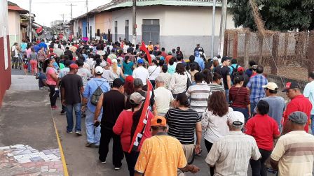 Caminata “En Nicaragua Valiente y Victoriosa seguimos venciendo”