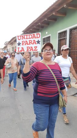 Caminata “En Nicaragua Valiente y Victoriosa seguimos venciendo”