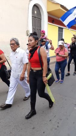 Caminata “En Nicaragua Valiente y Victoriosa seguimos venciendo”