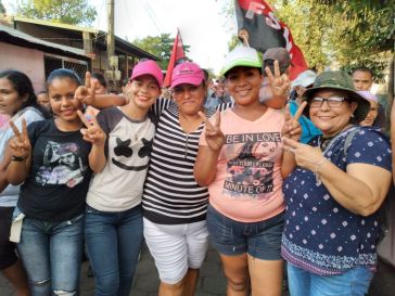 Caminata “En Nicaragua Valiente y Victoriosa seguimos venciendo”