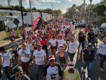 Caminata “En Nicaragua Valiente y Victoriosa seguimos venciendo”