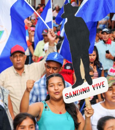 Caminata “En Nicaragua Valiente y Victoriosa seguimos venciendo”