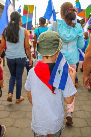 Caminata “En Nicaragua Valiente y Victoriosa seguimos venciendo”