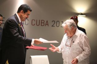 Presidente Daniel durante II Cumbre CELAC en Cuba