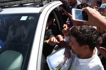 Así recibió Nicaragua a su cinco veces campeón mundial Román "Chocolatito" González