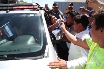 Así recibió Nicaragua a su cinco veces campeón mundial Román "Chocolatito" González