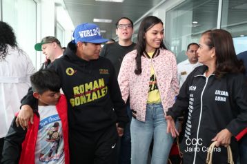 Así recibió Nicaragua a su cinco veces campeón mundial Román "Chocolatito" González