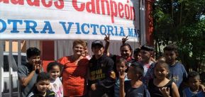 Así recibió Nicaragua a su cinco veces campeón mundial Román "Chocolatito" González