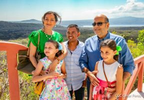 Inauguración del mirador y restaurante El Balcón en el volcán Masaya