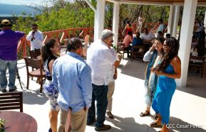 Inauguración del mirador y restaurante El Balcón en el volcán Masaya
