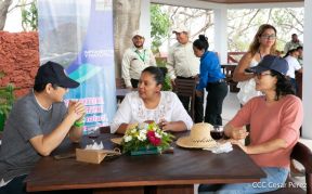 Inauguración del mirador y restaurante El Balcón en el volcán Masaya