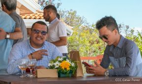 Inauguración del mirador y restaurante El Balcón en el volcán Masaya