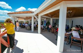 Inauguración del mirador y restaurante El Balcón en el volcán Masaya