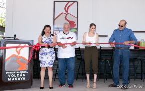 Inauguración del mirador y restaurante El Balcón en el volcán Masaya