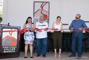 Inauguración del mirador y restaurante El Balcón en el volcán Masaya