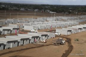 Familias recibieron las primeras 100 casas del programa Bismarck Martínez