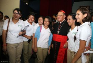 UNICA celebra aniversario natal del Cardenal Miguel Obando y Bravo