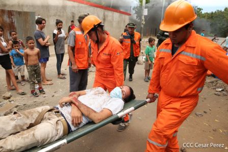  Ejercicio Nacional para Proteger la Vida en Situaciones Multiamenazas en Nicaragua