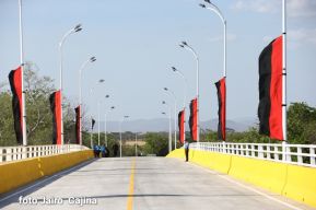 Inauguran puente "El Paso de Panaloya"