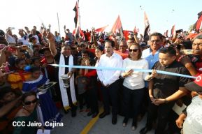 Inauguran puente "El Paso de Panaloya"