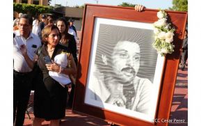 Homenaje póstumo al compañero Jacinto Suárez