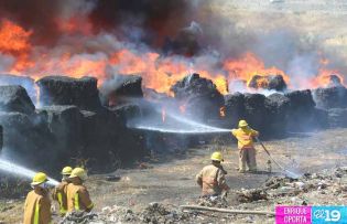 Incendio en La Chureca