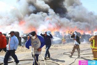 Incendio en La Chureca