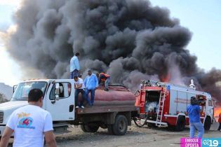 Incendio en La Chureca
