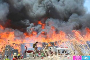 Incendio en La Chureca