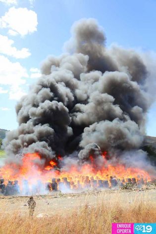 Incendio en La Chureca