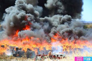 Incendio en La Chureca