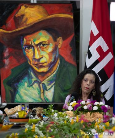 125 aniversario del natalicio del General de Hombres y Mujeres Libres Augusto C. Sandino