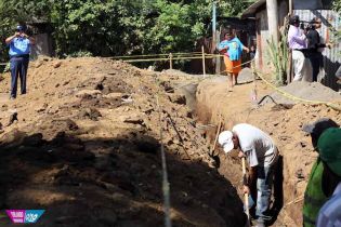 Instalación de Alcantarillado Sanitario en barrio Las Torres (Managua)