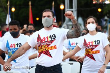 Acto central del 41 Aniversario del Triunfo de la Revolución Popular Sandinista