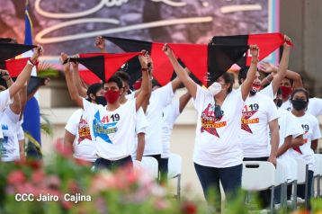 Acto central del 41 Aniversario del Triunfo de la Revolución Popular Sandinista