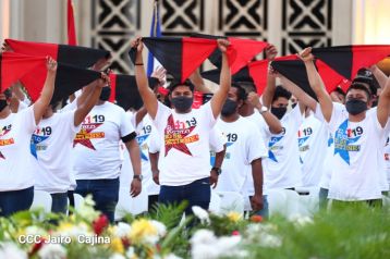 Acto central del 41 Aniversario del Triunfo de la Revolución Popular Sandinista