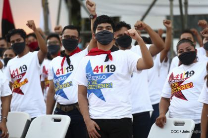 Acto central del 41 Aniversario del Triunfo de la Revolución Popular Sandinista