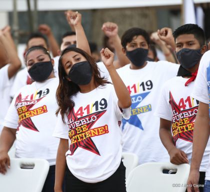 Acto central del 41 Aniversario del Triunfo de la Revolución Popular Sandinista