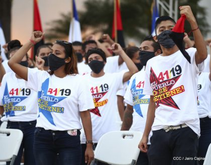 Acto central del 41 Aniversario del Triunfo de la Revolución Popular Sandinista