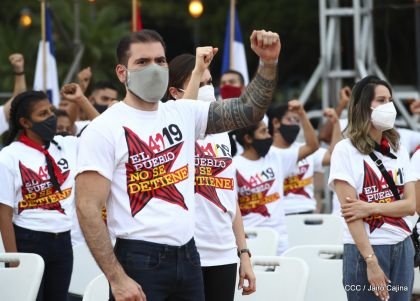 Acto central del 41 Aniversario del Triunfo de la Revolución Popular Sandinista