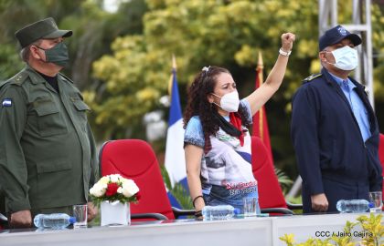 Acto central del 41 Aniversario del Triunfo de la Revolución Popular Sandinista
