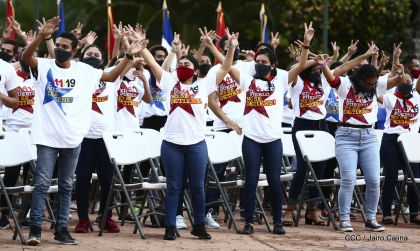 Acto central del 41 Aniversario del Triunfo de la Revolución Popular Sandinista
