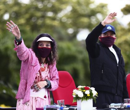 Acto central del 41 Aniversario del Triunfo de la Revolución Popular Sandinista