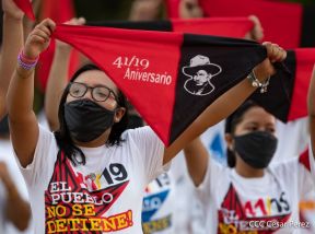 Acto central del 41 Aniversario del Triunfo de la Revolución Popular Sandinista