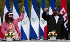 Acto central del 41 Aniversario del Triunfo de la Revolución Popular Sandinista