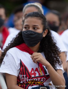 Acto central del 41 Aniversario del Triunfo de la Revolución Popular Sandinista